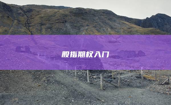 股指期權(quán)入門