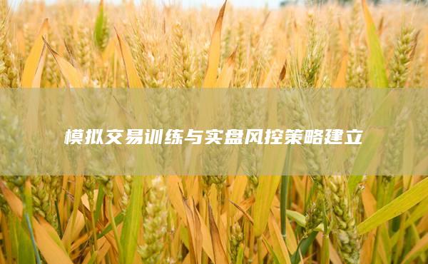 模擬交易訓練與實盤風控策略建立
