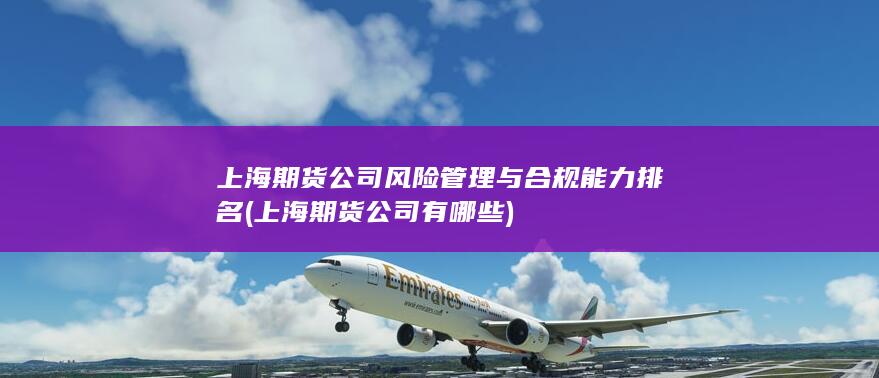 上海期貨公司有哪些